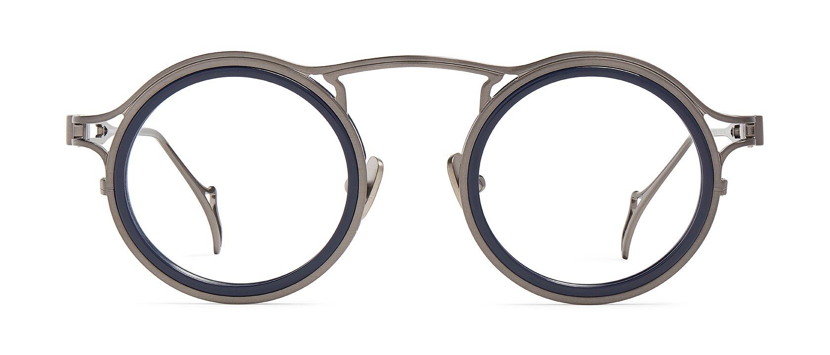 Shiny Gunmetal / Blue