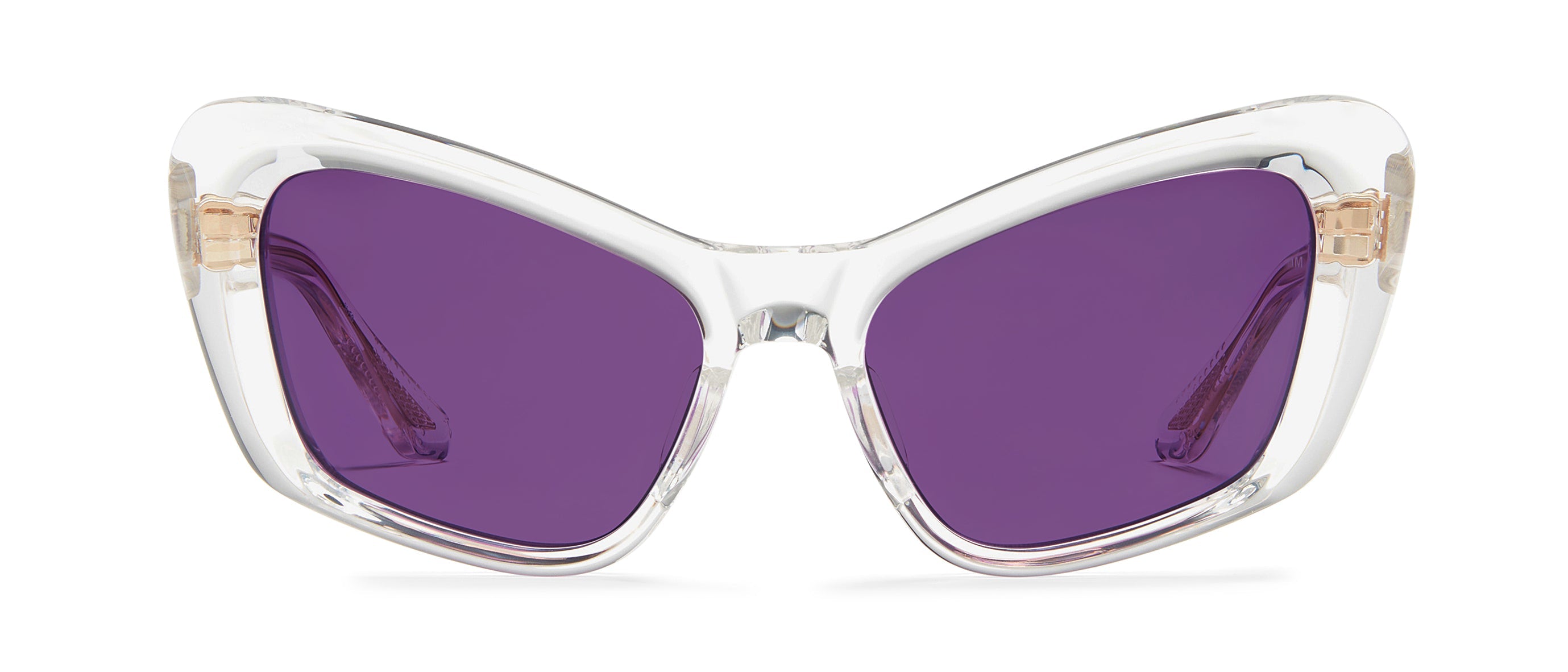 Clear / Light Gold - Violet