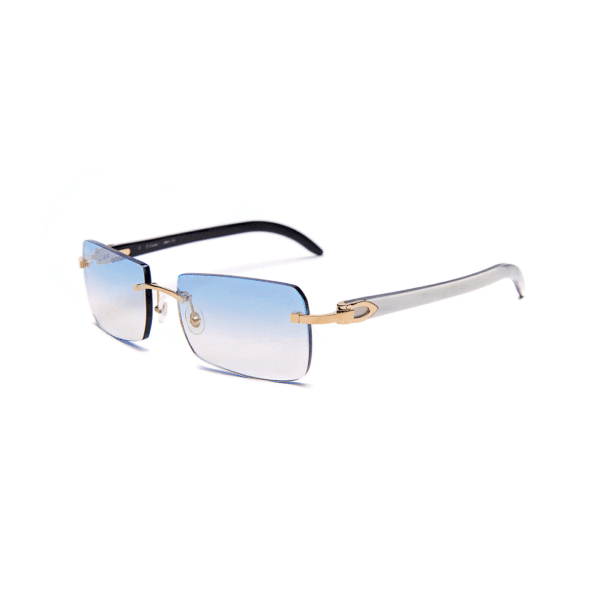 CT0046O Horn Icey Blue Sunframe