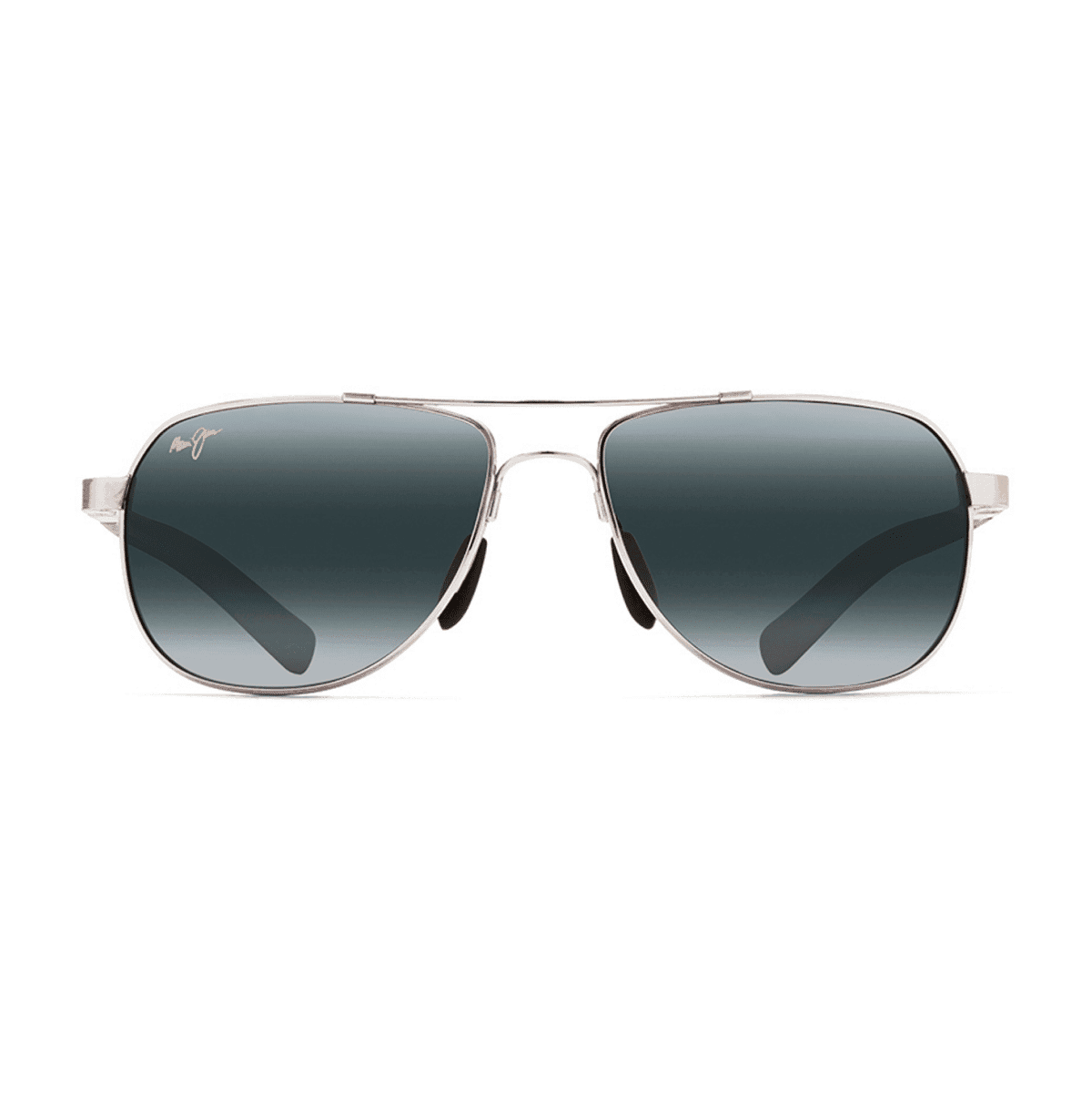 Maui Jim 327 GUARDRAILS Sunglasses - 17 SILVER/GREY 58/17/135, Large