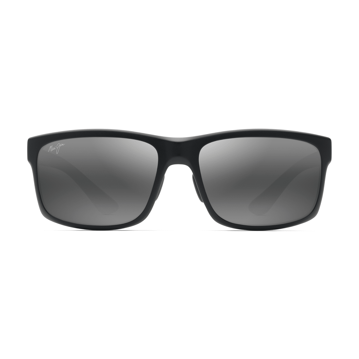 Maui Jim 439 POKOWAI ARCH Sunglasses - 2M MATTE BLACK/, Large