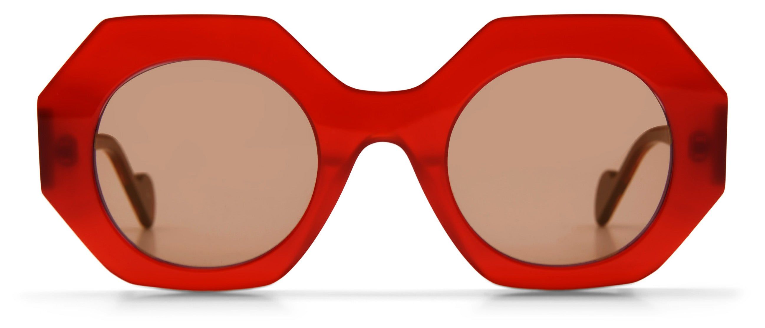 Red / Brown Tortoise - Brown