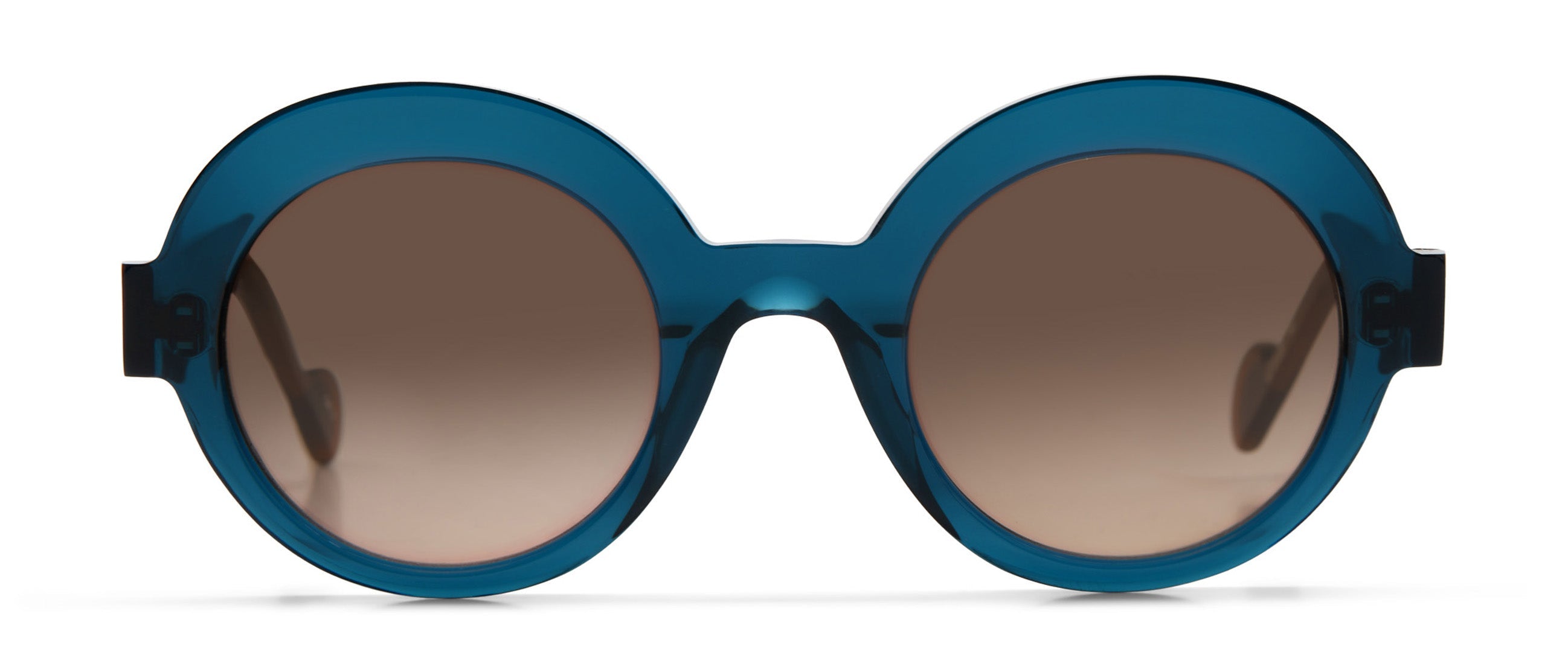 Dark Teal / Honey - Dark Brown