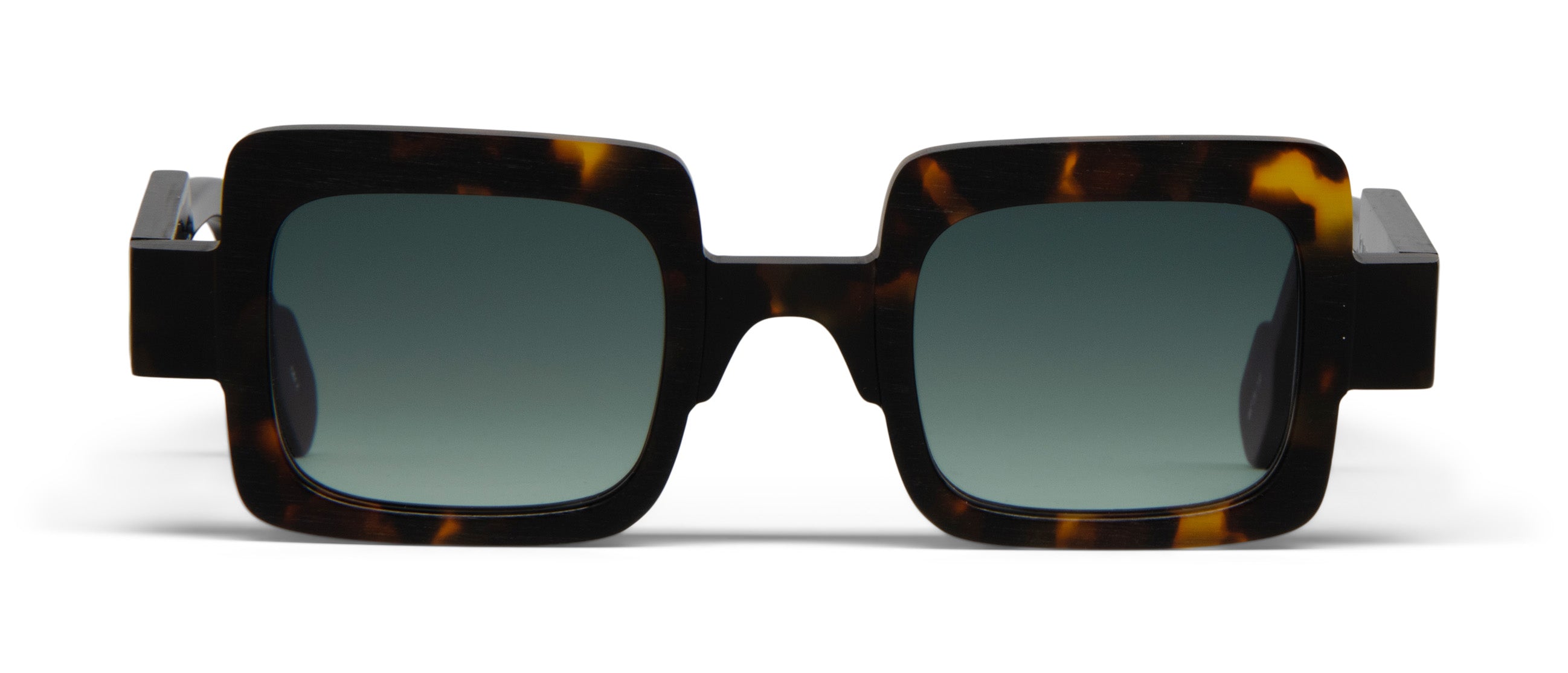Dark Tortoise /  Black - Blue