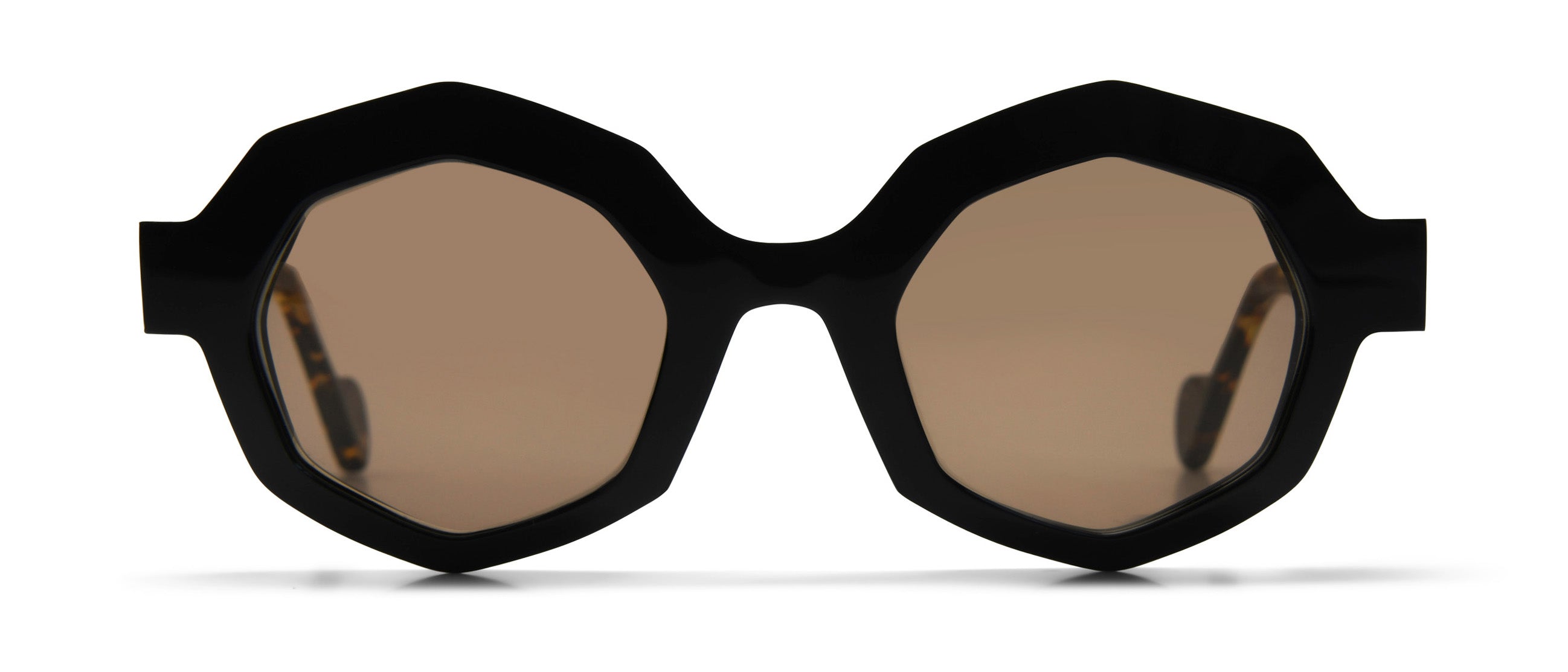 Black / Tortoise - Brown