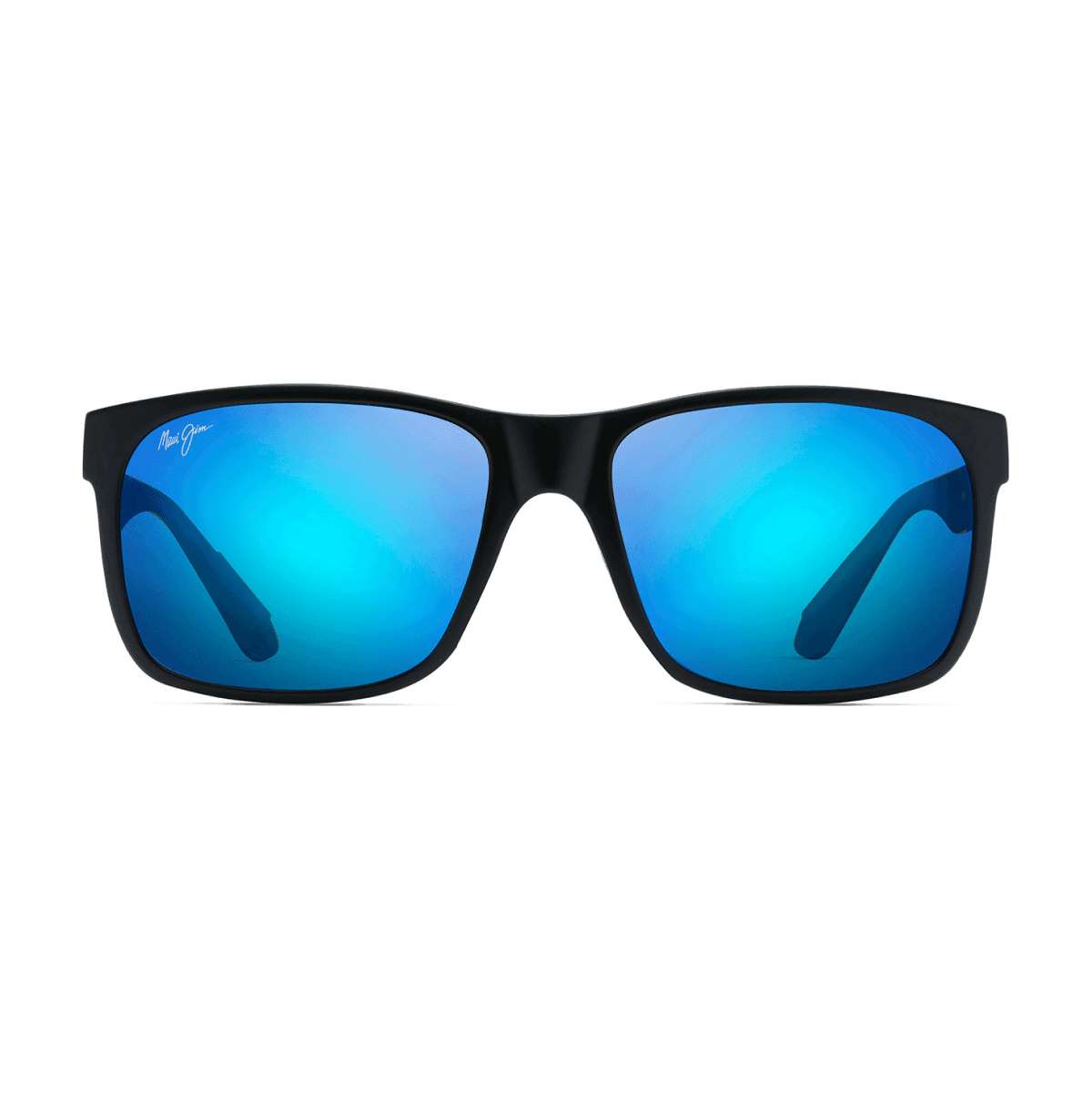Maui Jim 432 RED SANDS Sunglasses - B 2M MATTE BLACK/, Large