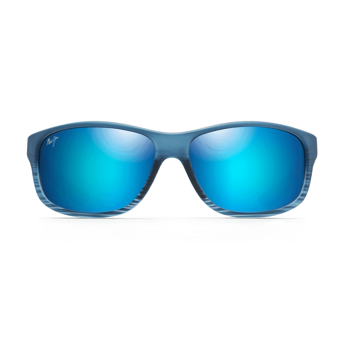 Maui Jim 840 KAIWI CHANNEL Sunglasses - 03S BLU BLK STRIPE/, Large