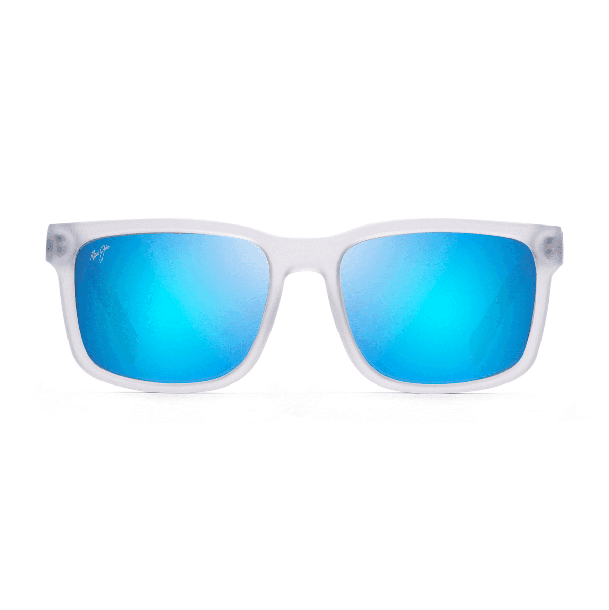 Maui Jim 862 STONE SHACK Sunglasses - 05 MTT CRYSTAL W/GREY TIPS/, Medium