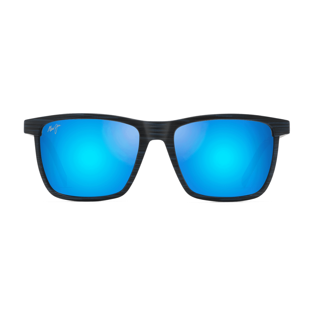 Maui Jim 875 ONE WAY Sunglasses - 03 BLUE HAWAII DARK NAVY STRIPE/, Medium