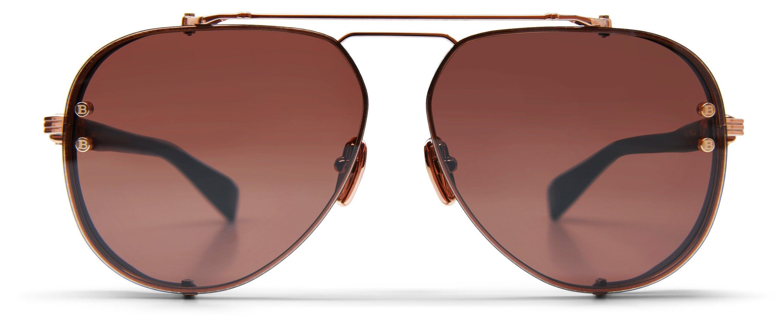 Rose Gold / Matte Brown / Dark Brown - Black