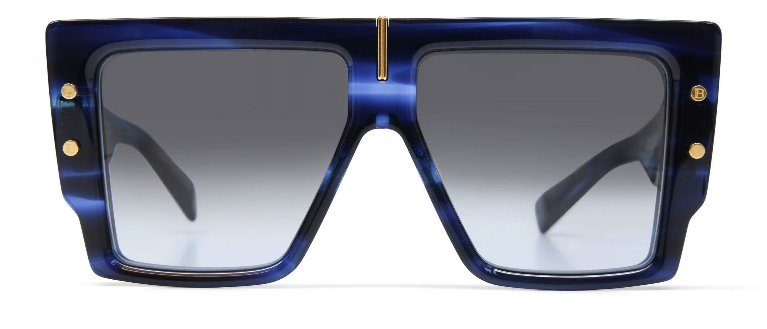 Blue Swirl / Yellow Gold