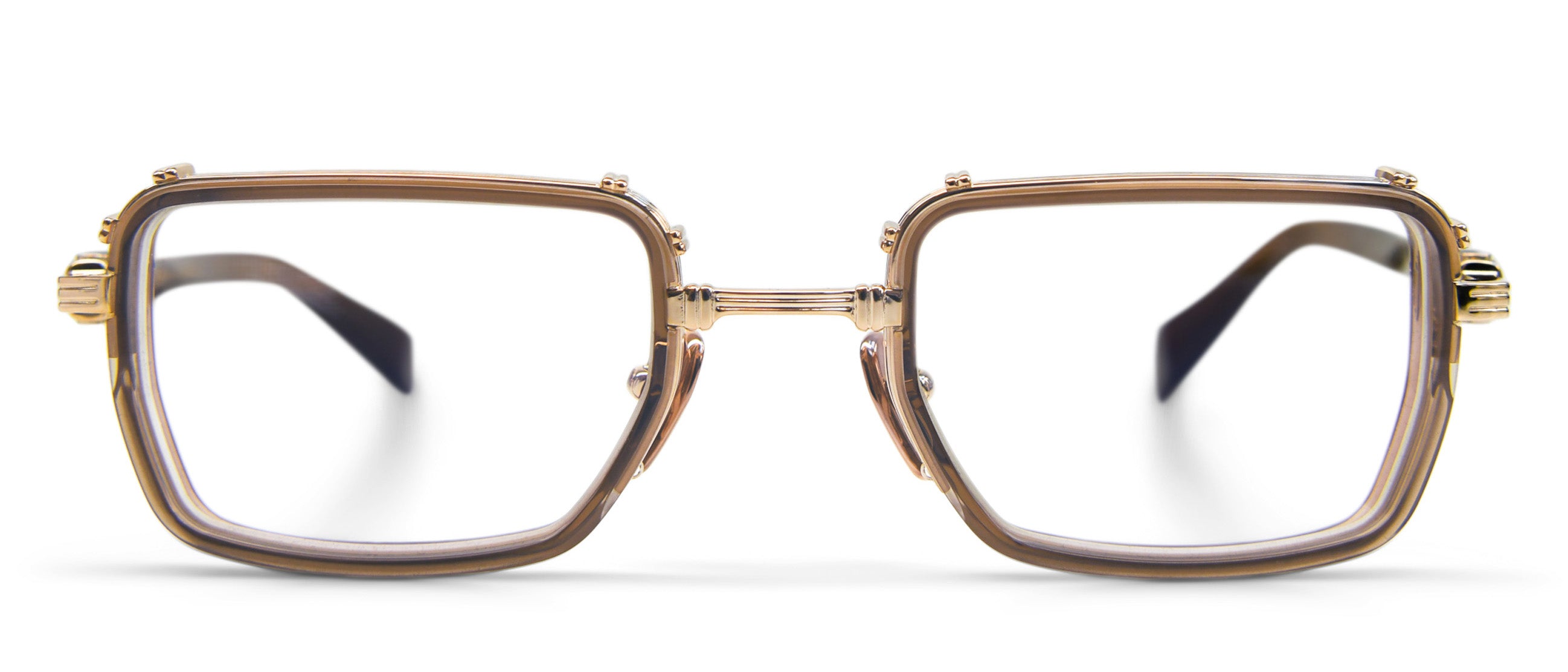 Crystal Brown / 12K Gold