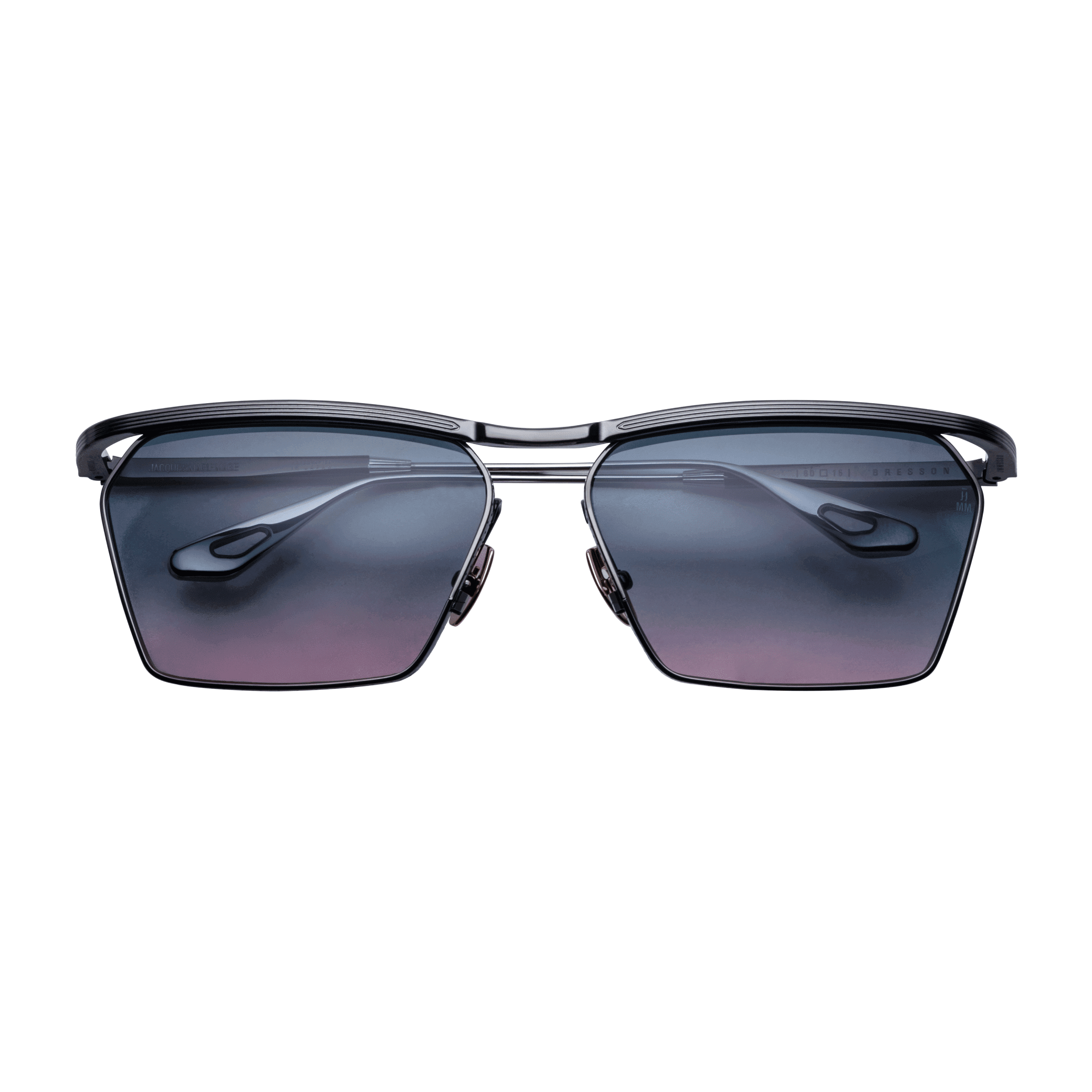 Jacques Marie Mage BRESSON Sunglasses - BLACK, DARK SUNSET CR39, BLACK/, Medium / Large