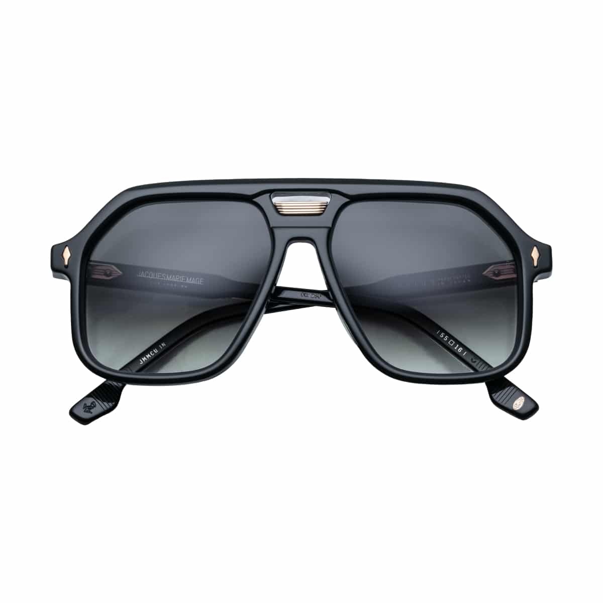 Jacques Marie Mage CASIUS Sunglasses - VIPER EMERALD LIGHT GOLD/, Medium / Large