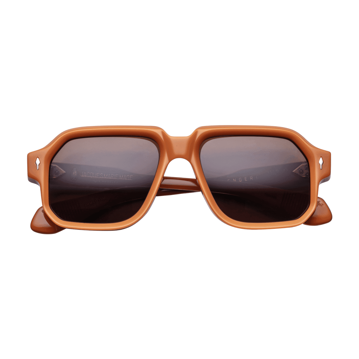 Jacques Marie Mage CHALLENGER Sunglasses - HOT ROD, SIENNA STERLING SILVER/ 55//