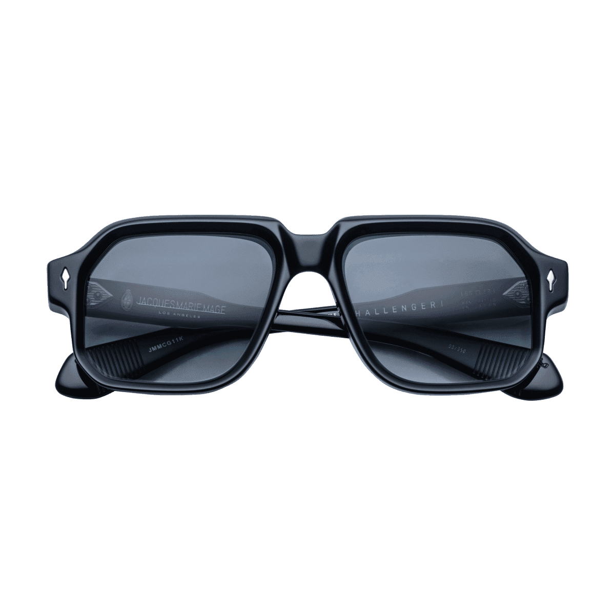 Jacques Marie Mage CHALLENGER Sunglasses - REGAL, NEPTUNE GRADIENT STERLING/SILVER 55//