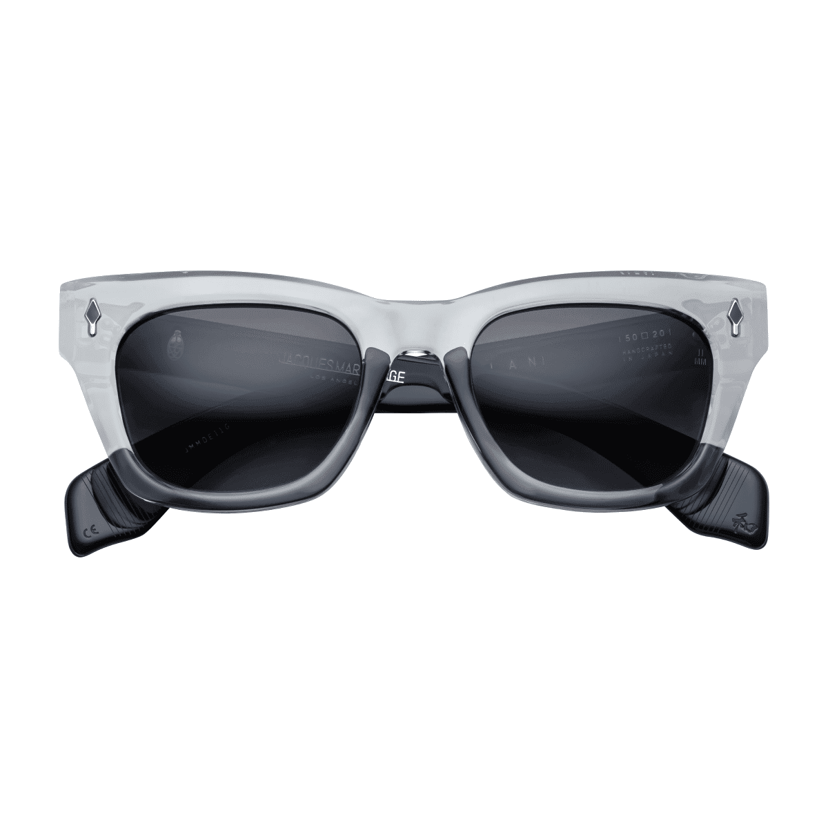 Jacques Marie Mage DEALAN Sunglasses - GRIS, JET GRADIENT CR39 SILVER, JMM/, Small / Medium