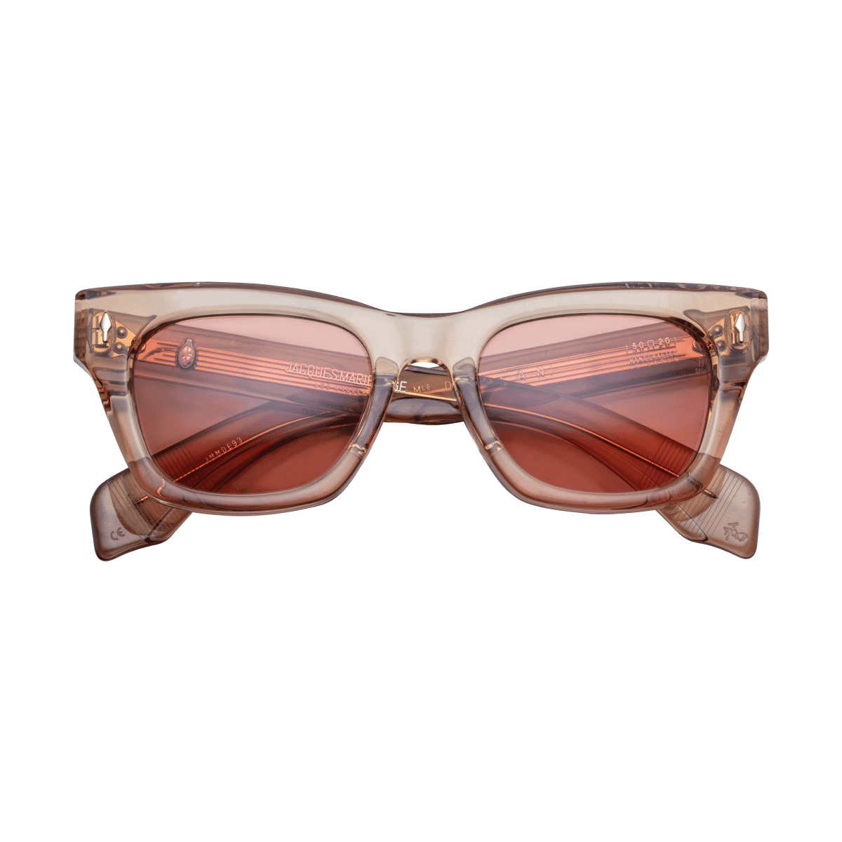 Jacques Marie Mage DEALAN Sunglasses - TAN, TAN CR39, LIGHT GOLD/, Small / Medium