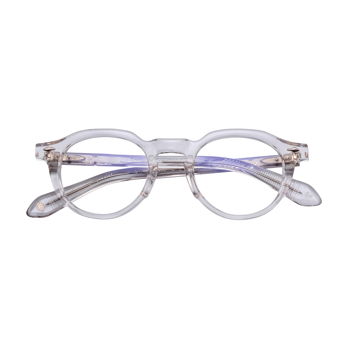 Jacques Marie Mage DEMONCEY Eyeglasses - CAMEO, DEMO LENS CR39, LIGHT GOLD/