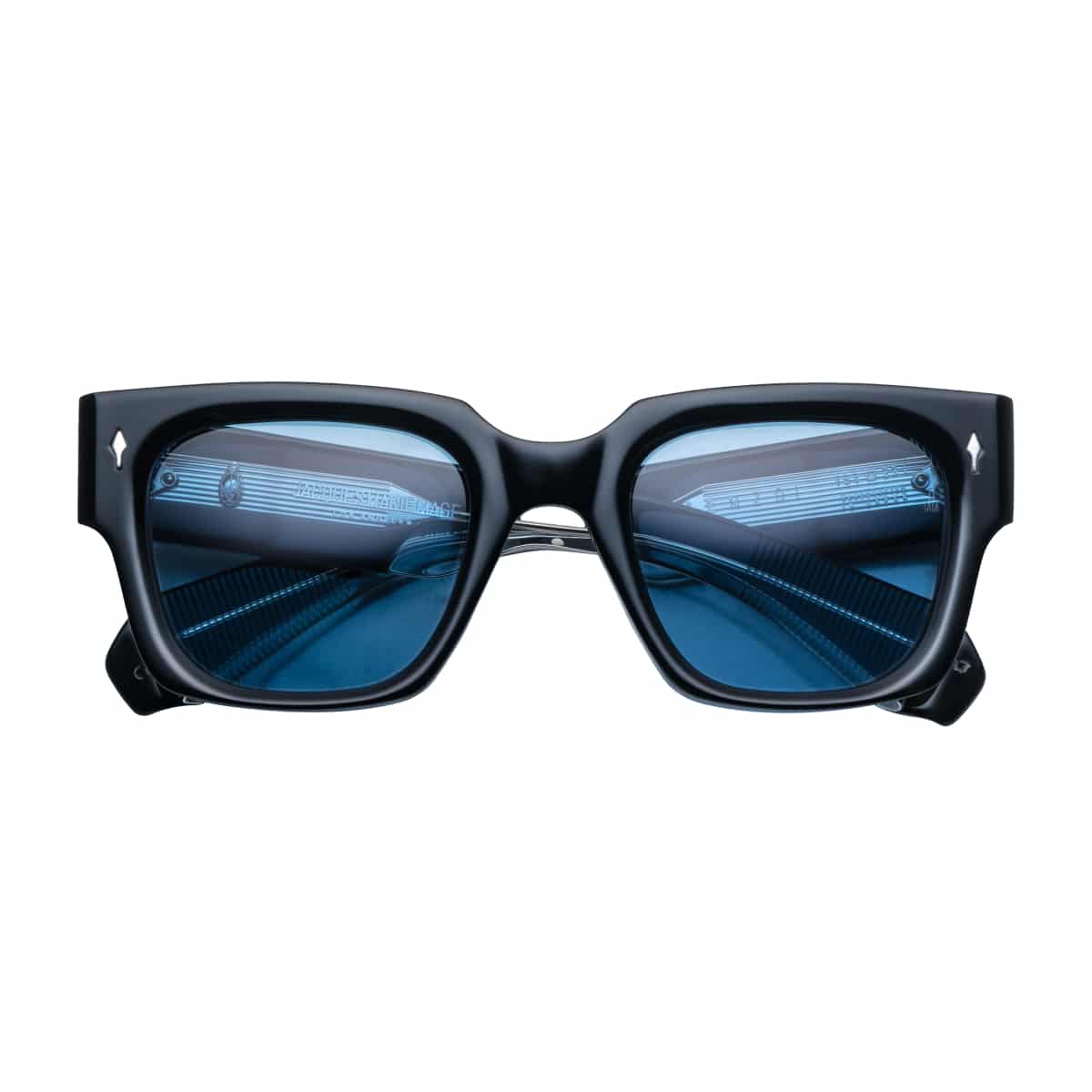 Jacques Marie Mage ENZO Sunglasses - TITAN, AZURE CR39, STERLING SILVER/, Medium