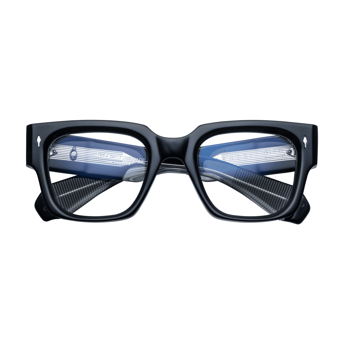Jacques Marie Mage ENZO Eyeglasses - TITAN, DEMO LENS CR39, STERLING SIL/, Medium