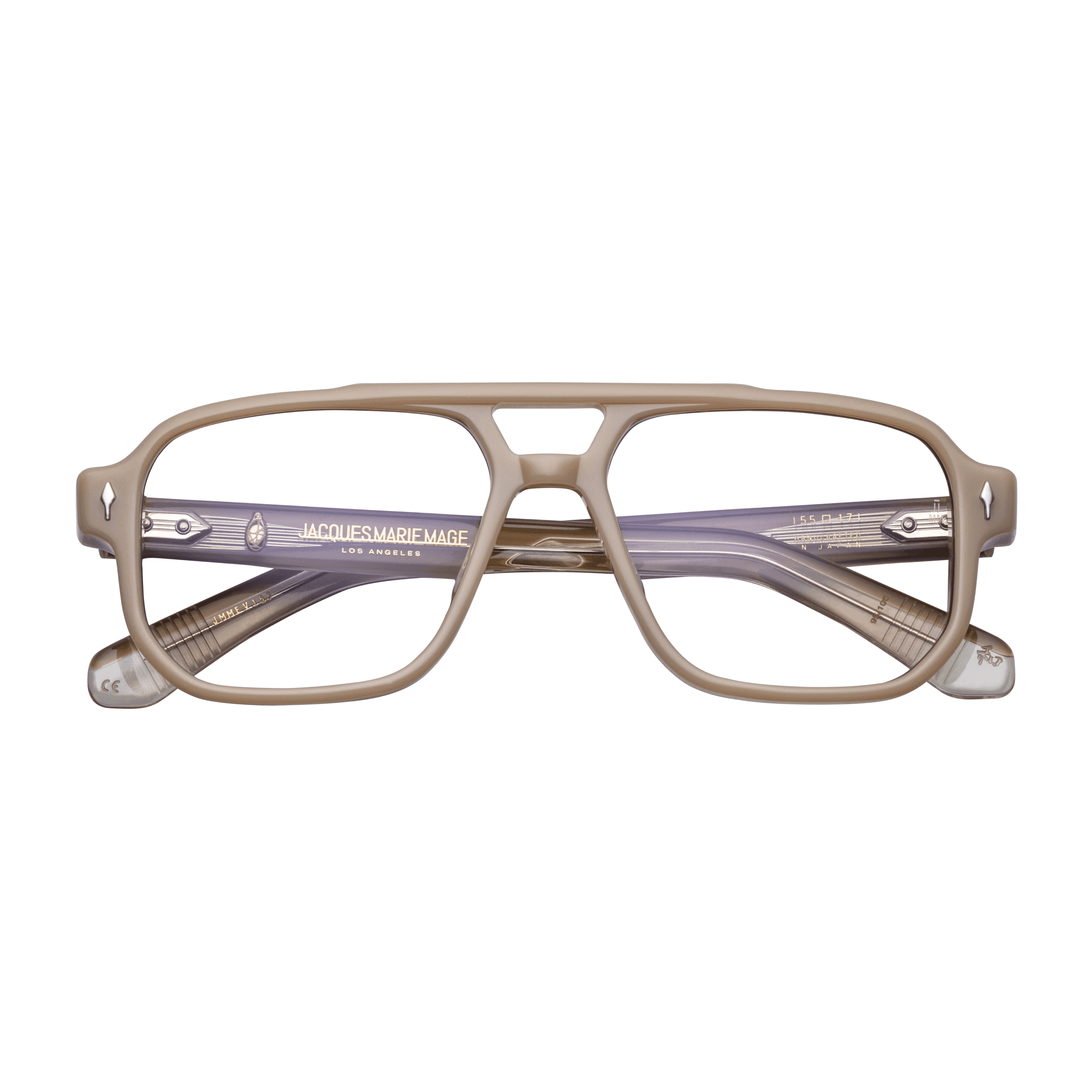 Jacques Marie Mage EVANS Eyeglasses - CHATEAU, SUPERLIGHT BROWN CR39, STE/, Medium