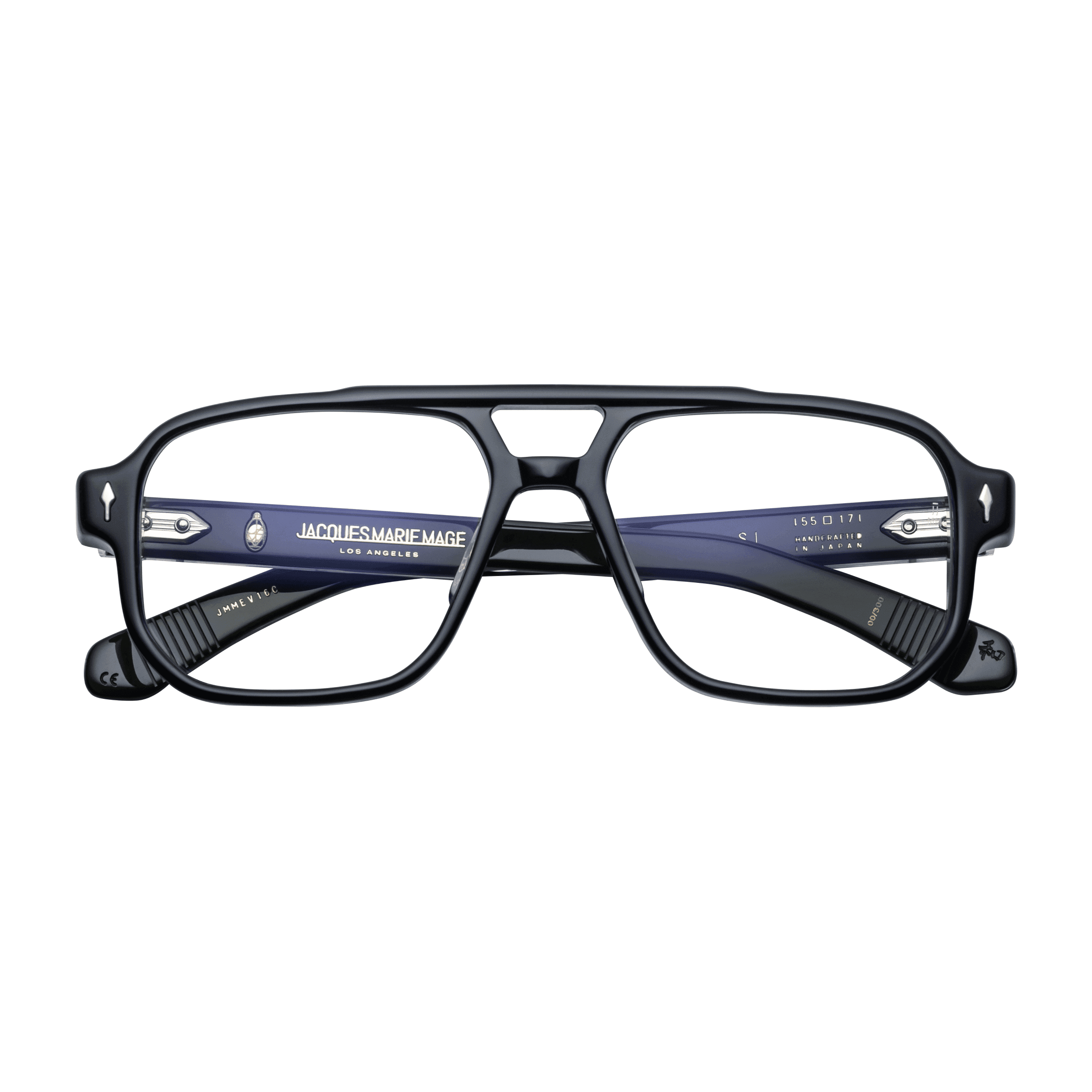 Jacques Marie Mage EVANS Eyeglasses - COBRA, SUPERLIGHT GREEN CR39, STERL/, Medium