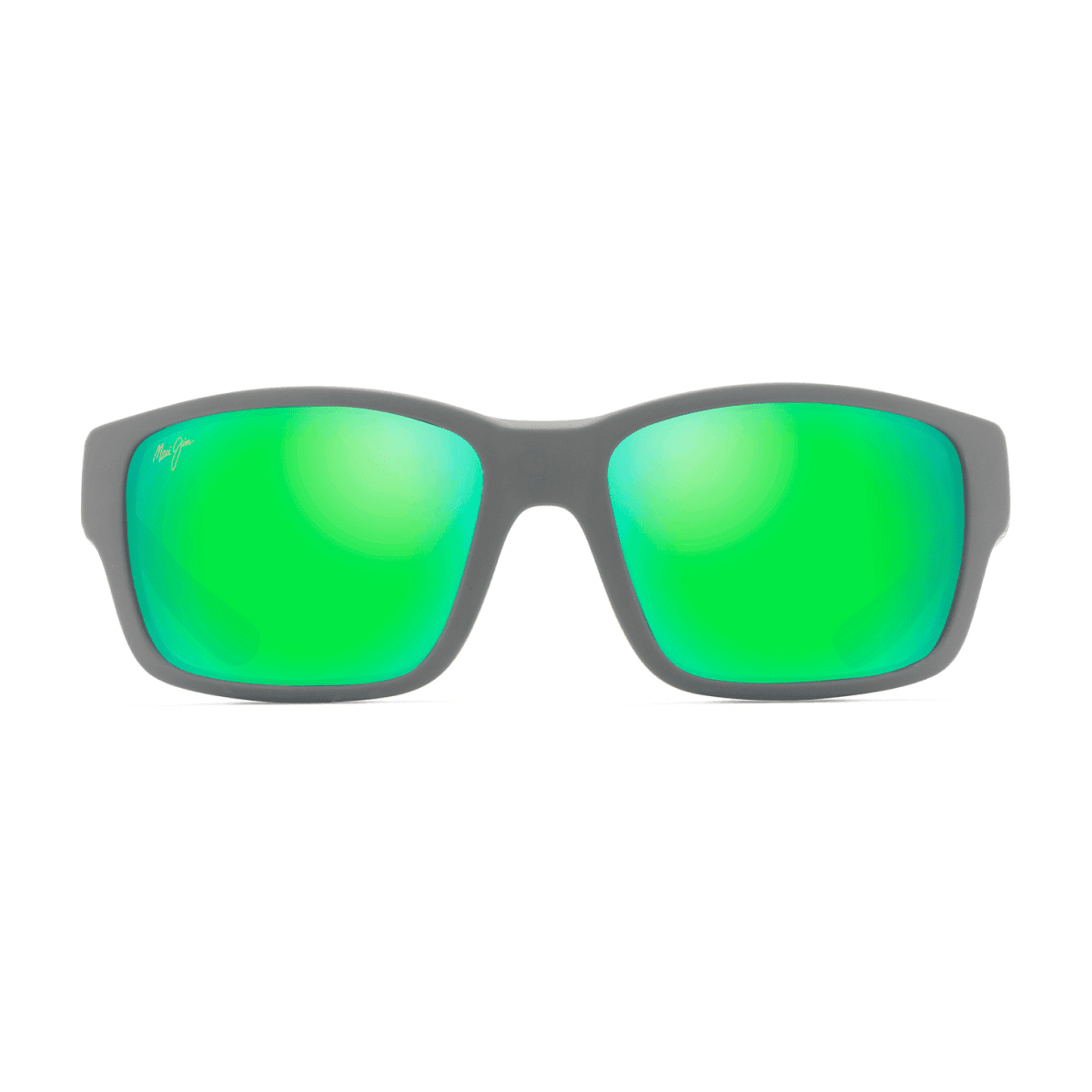 Maui Jim 604 MANGROVES Sunglasses - 14 MAUIGREEN DRK GRY W/GRY INT, Large