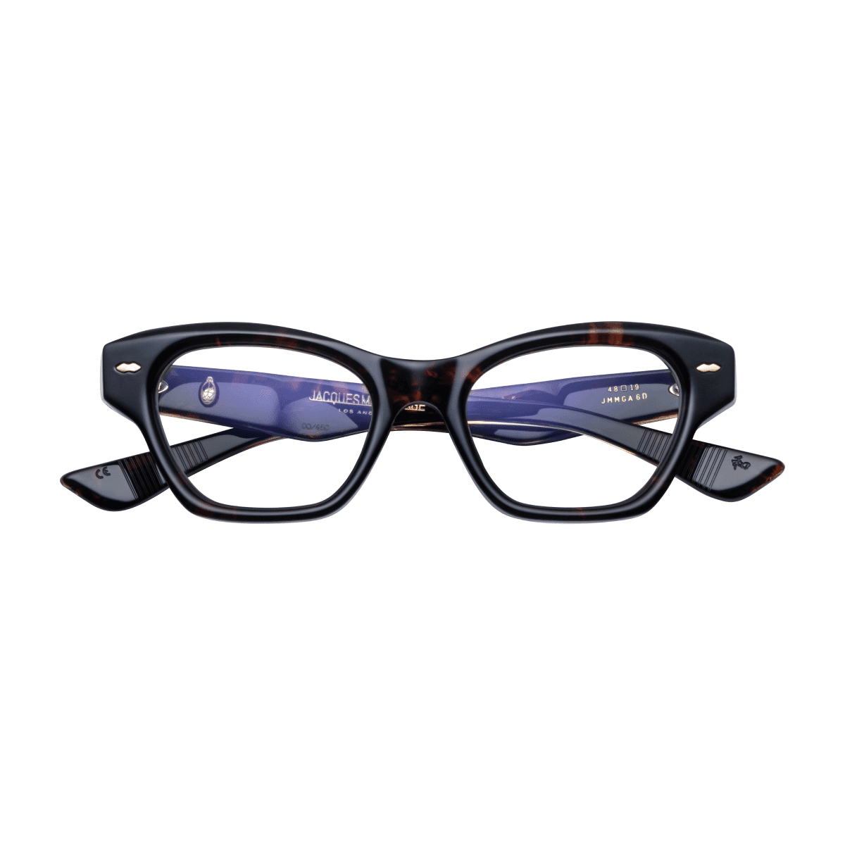 Jacques Marie Mage GRACE 2 Eyeglasses - AGAR, DEMO LENS CR39, DARK GOLD/, Small
