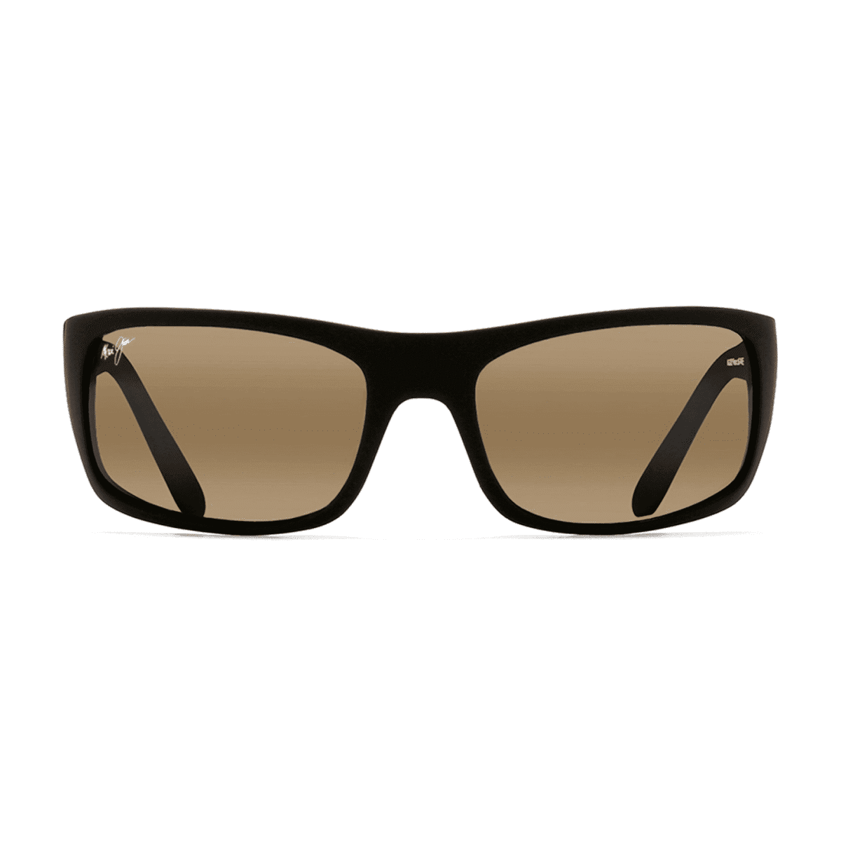 Maui Jim 202 PEAHI Sunglasses - H 2M MATTE BLACK/BROWN HCL, Large
