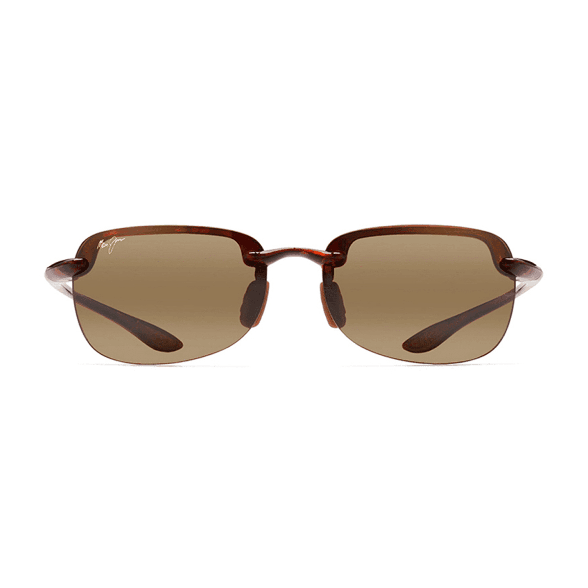 Maui Jim 408 SANDY BEACH Sunglasses - H 10 TORTOISE/BROWN HCL, Medium