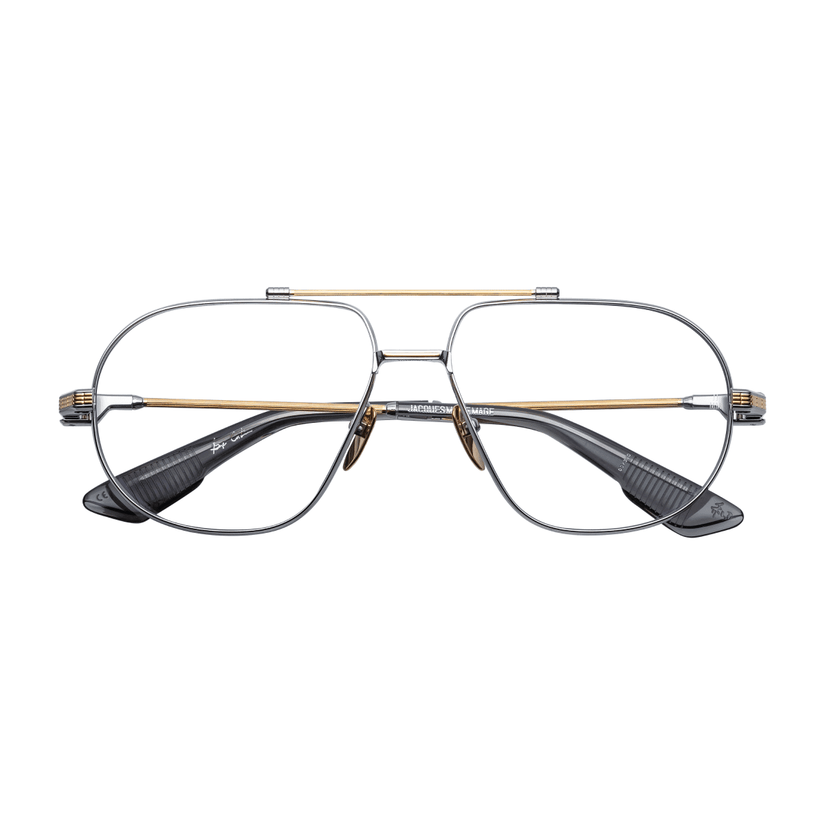 Jacques Marie Mage HOLLYWOOD Eyeglasses - ASH , SUPERLIGHT BLUE CR39 , STERLI/, Medium / Large