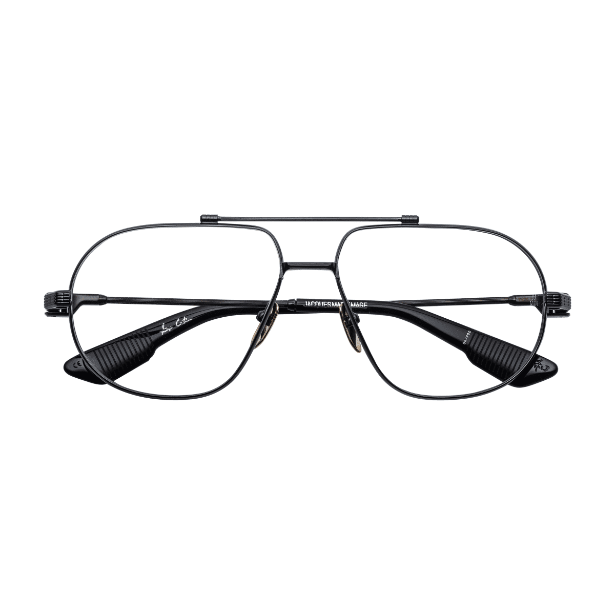 Jacques Marie Mage HOLLYWOOD Eyeglasses - BRUNETTE , SUPERLIGHT GREY CR39 , S/, Medium / Large