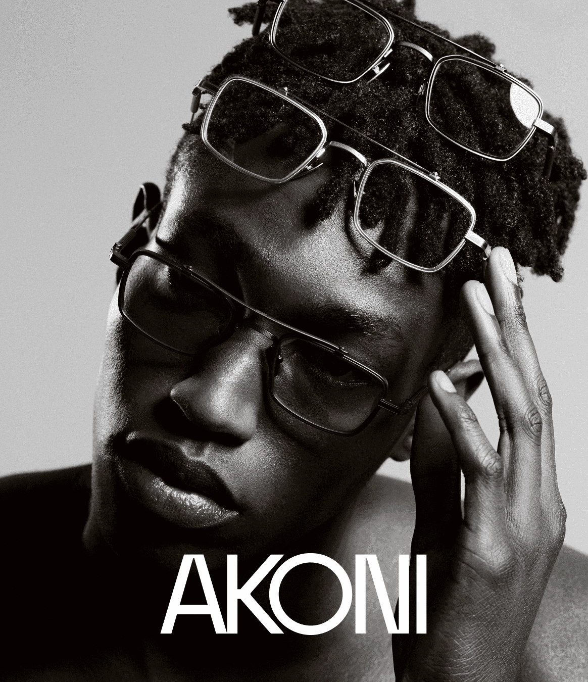 Akoni banner image illustration luxury glasses