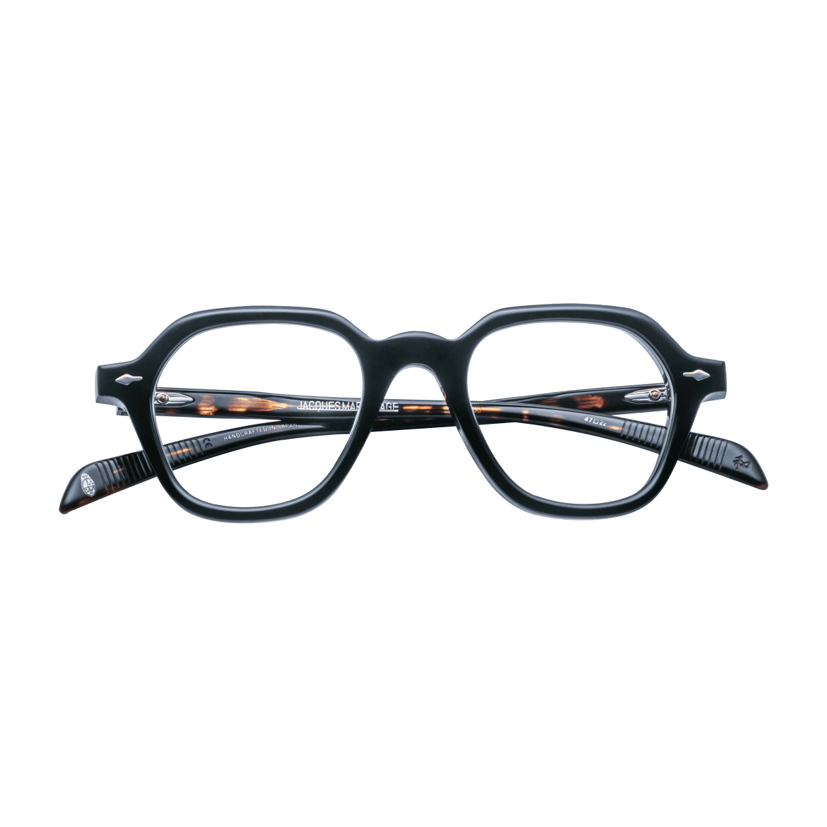 Jacques Marie Mage INSLEY Eyeglasses - NOIR, STERLING SILVER/, Small
