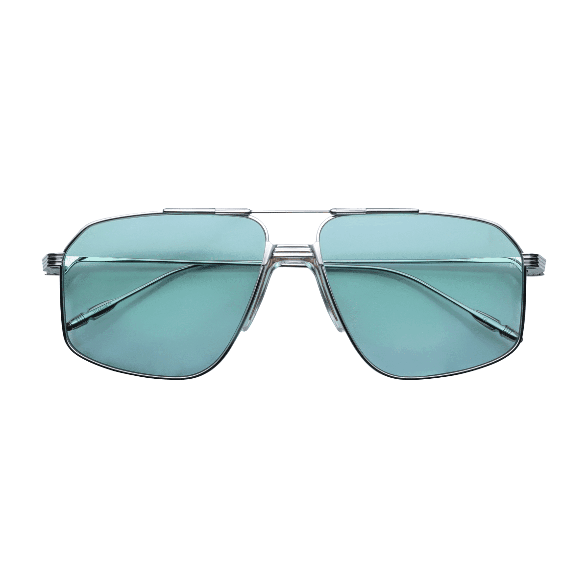 Jacques Marie Mage JAGGER Sunglasses - DEW, LGR/AQ162 STERLING SILVER/, Large