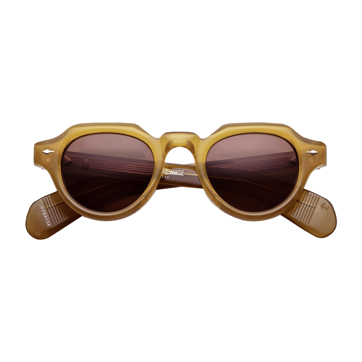 Jacques Marie Mage KELLERMAN Sunglasses - HONEY , CINNAMON CR39 , LIGHT GOLD/, Small