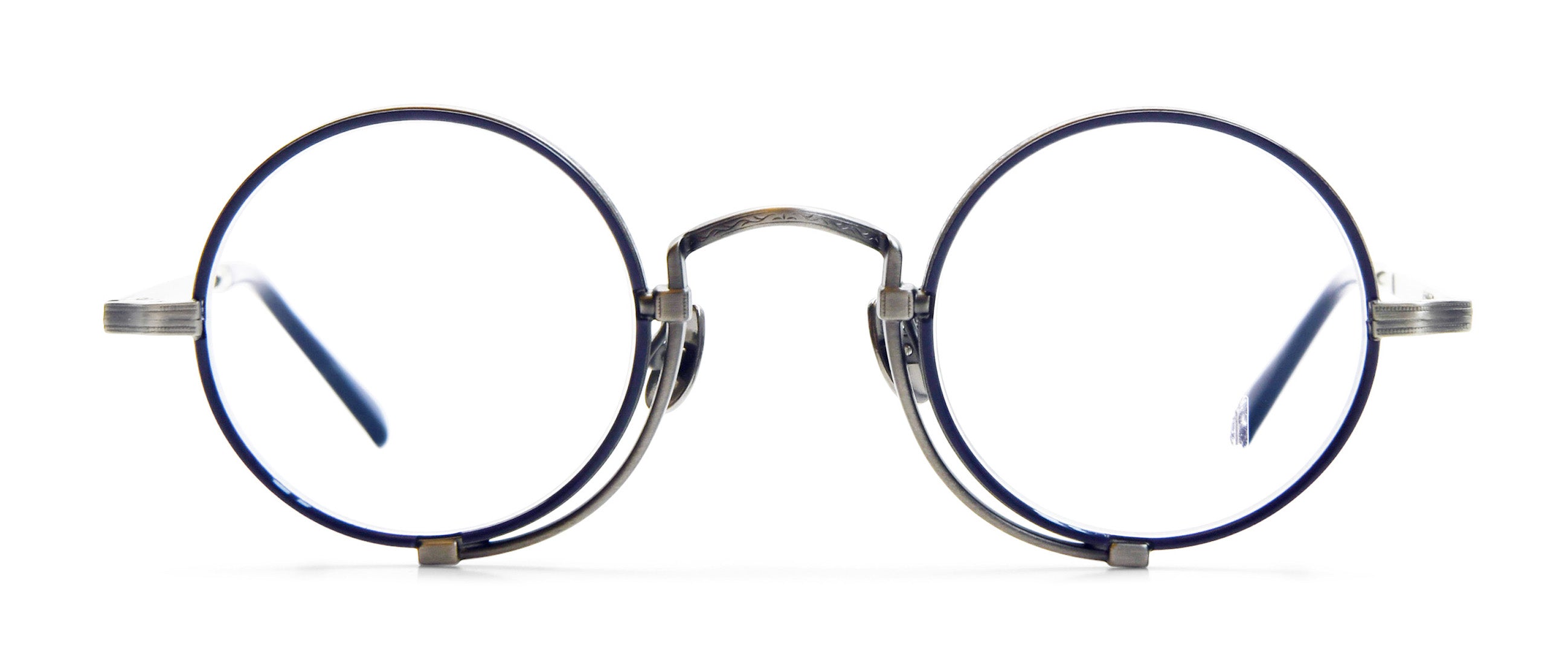 Antique Silver / Navy