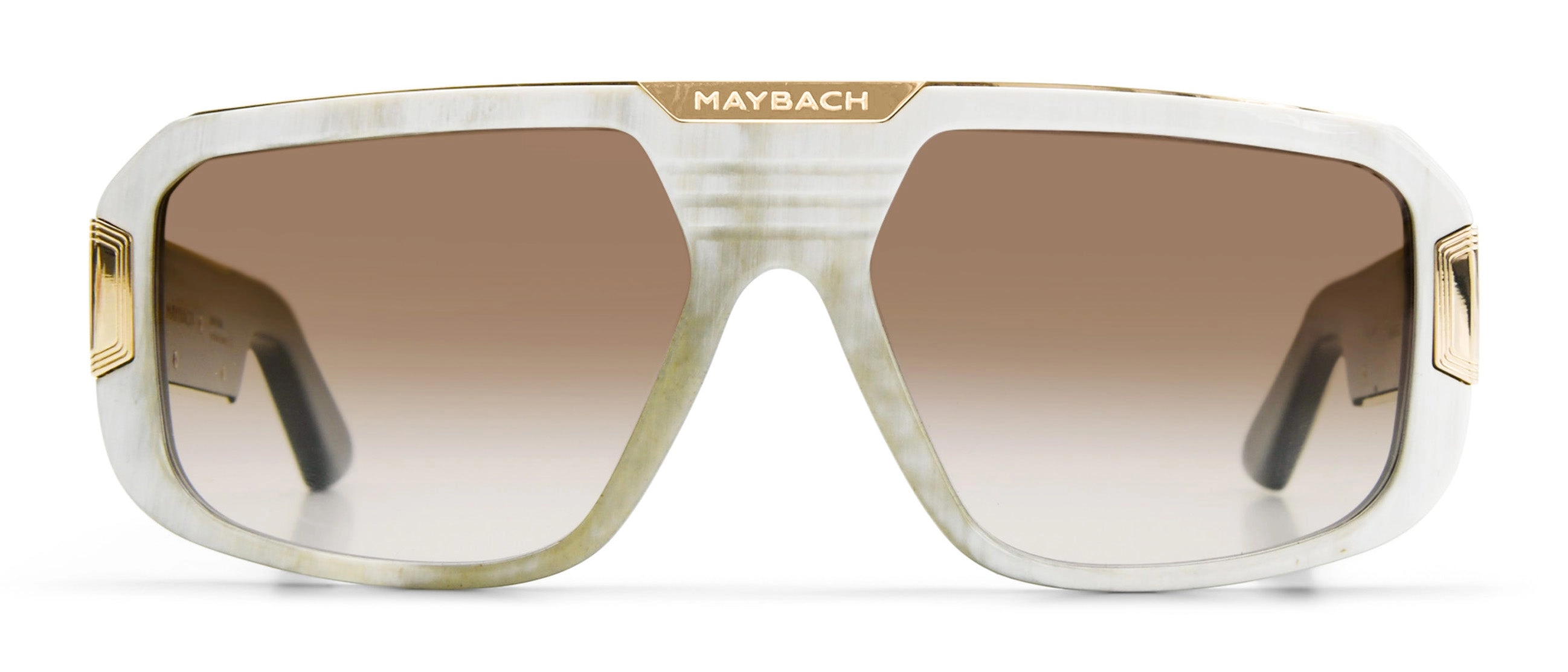 White Marble Horn / Mellow Gold