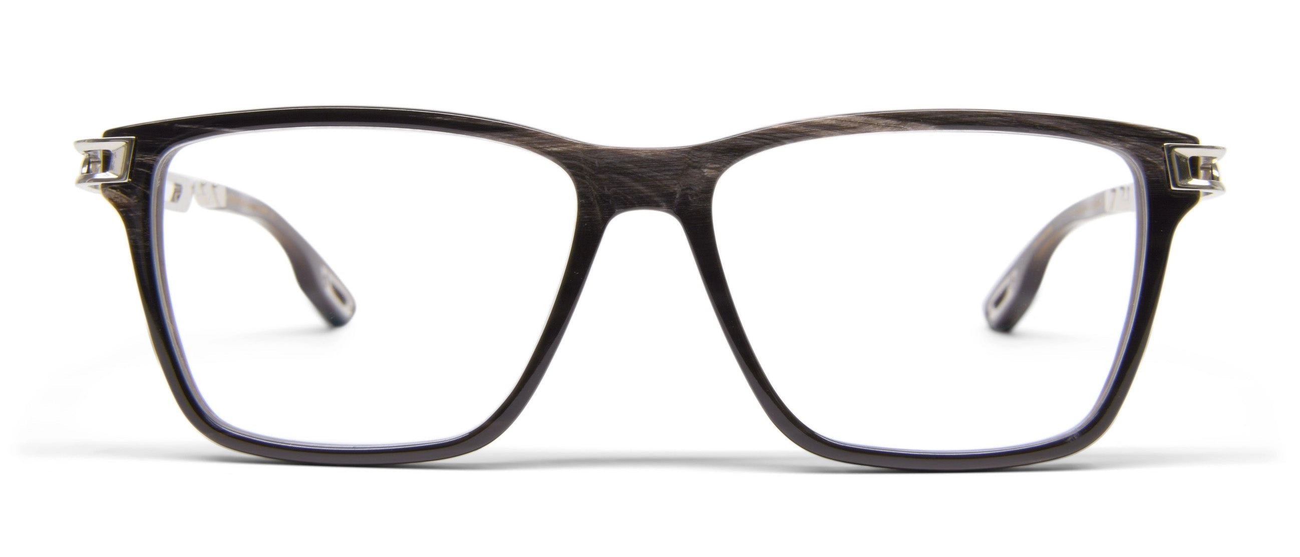 Black Marbled Horn / Platinum