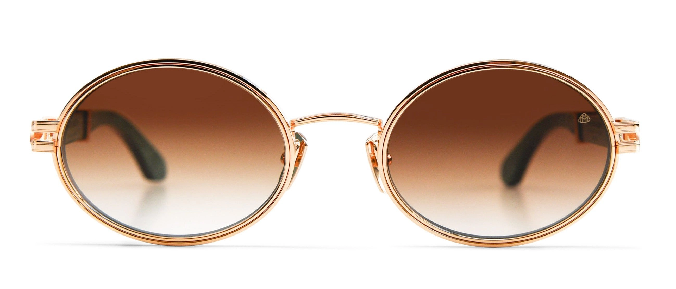 Rose Gold / Black Marbled Horn