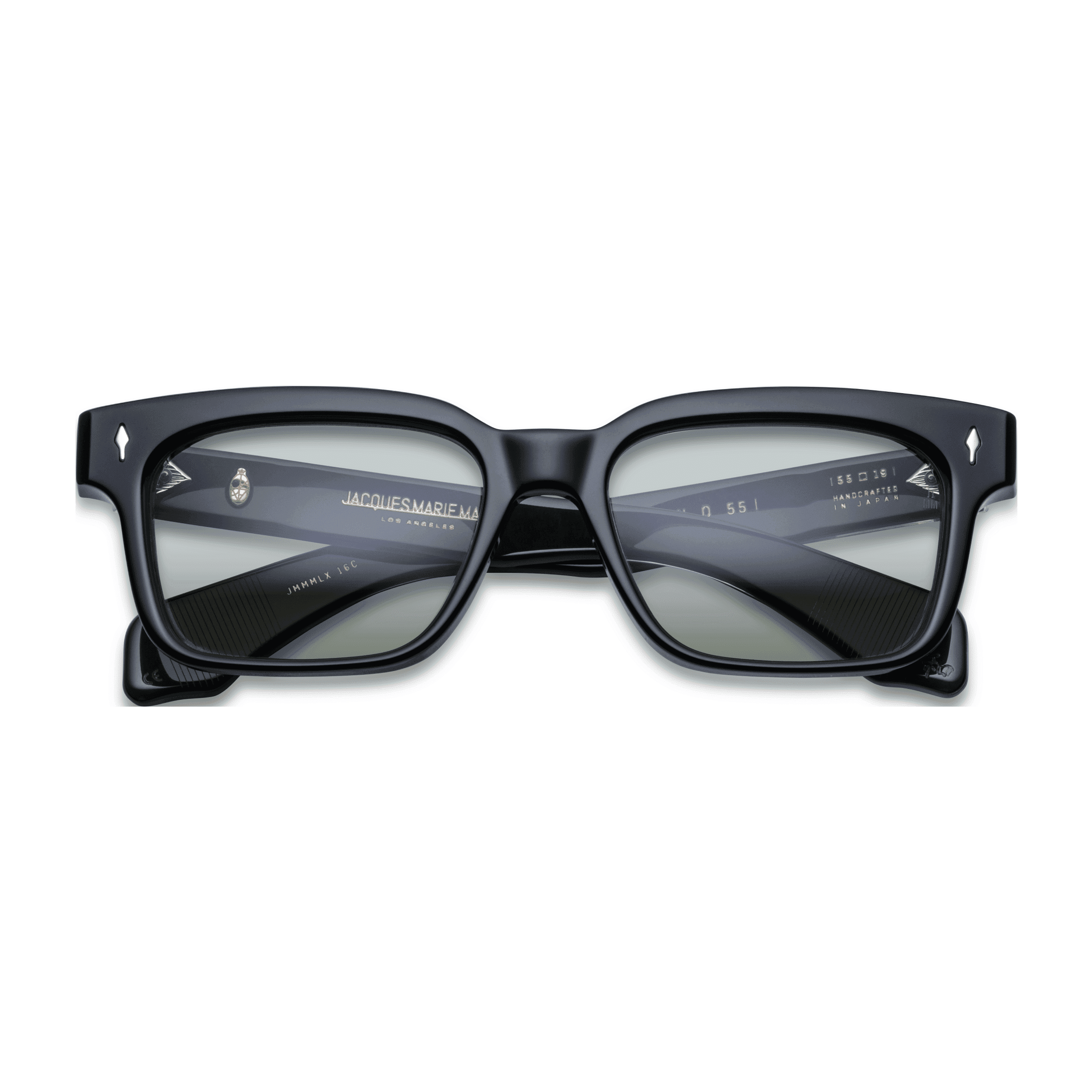 Jacques Marie Mage MOLINO 55 Sunglasses - COBRA, LIGHT BOTTLE GREEN CR39, STE/ 55//, Medium