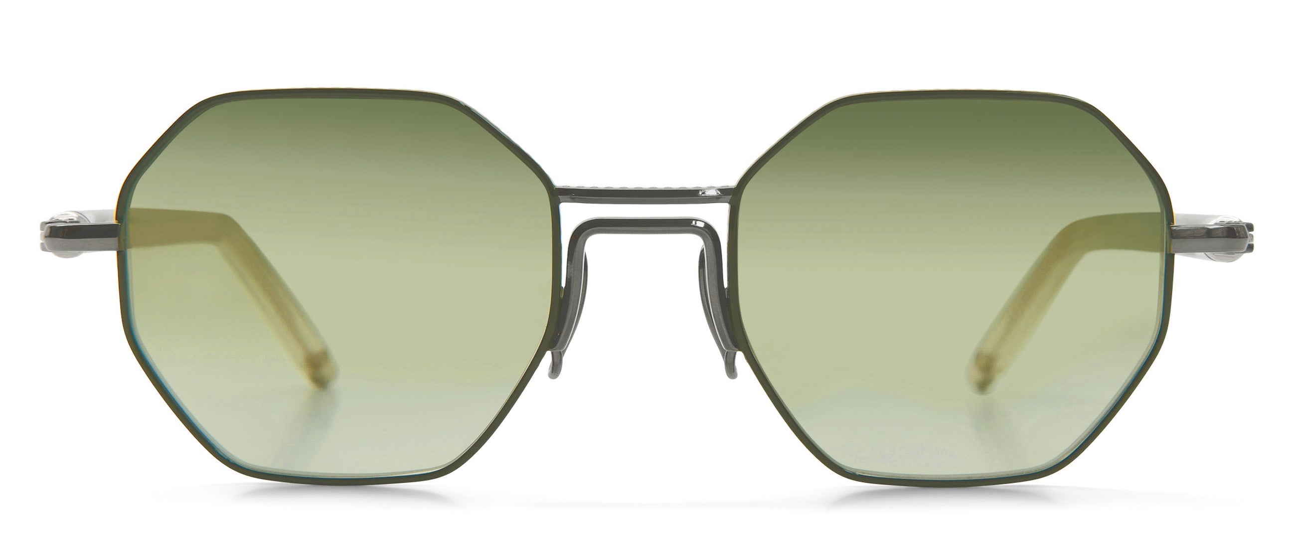 Gunmetal / Smoke - Green