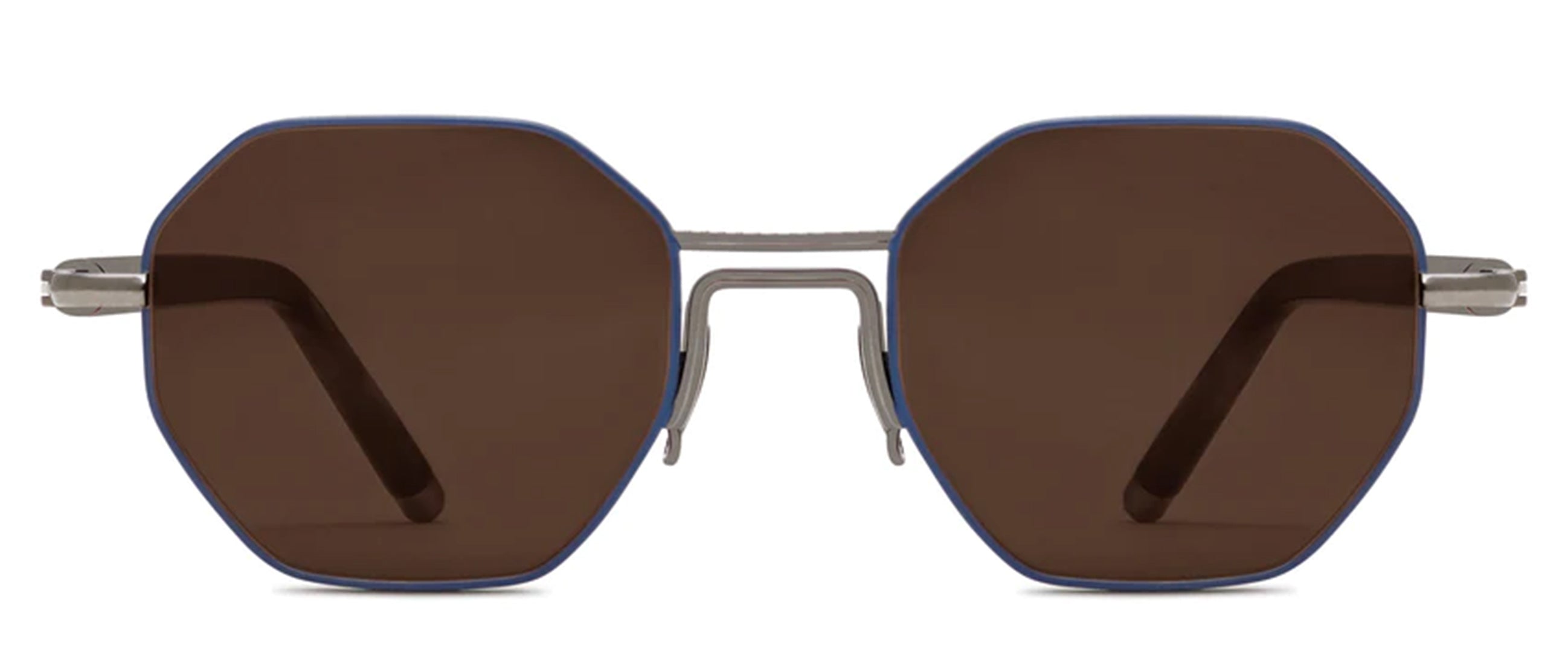 Matte Gunmetal / Tortoise - Brown