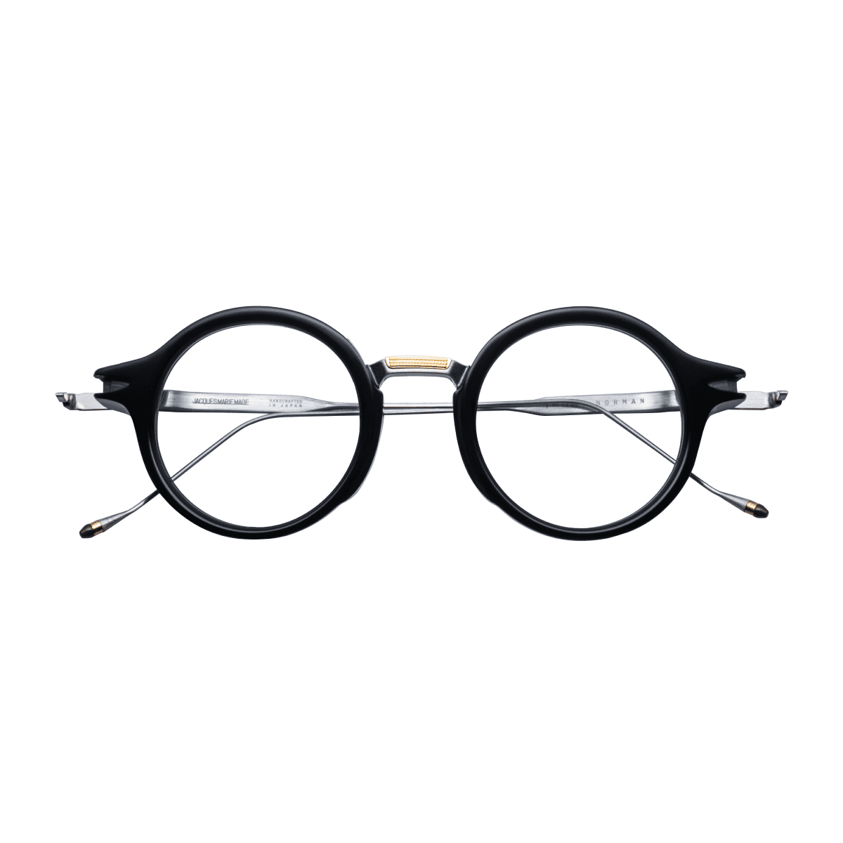 Jacques Marie Mage NORMAN Eyeglasses - MIDNIGHT, SUPERLIGHT GREY MATTE/BLACK, Small