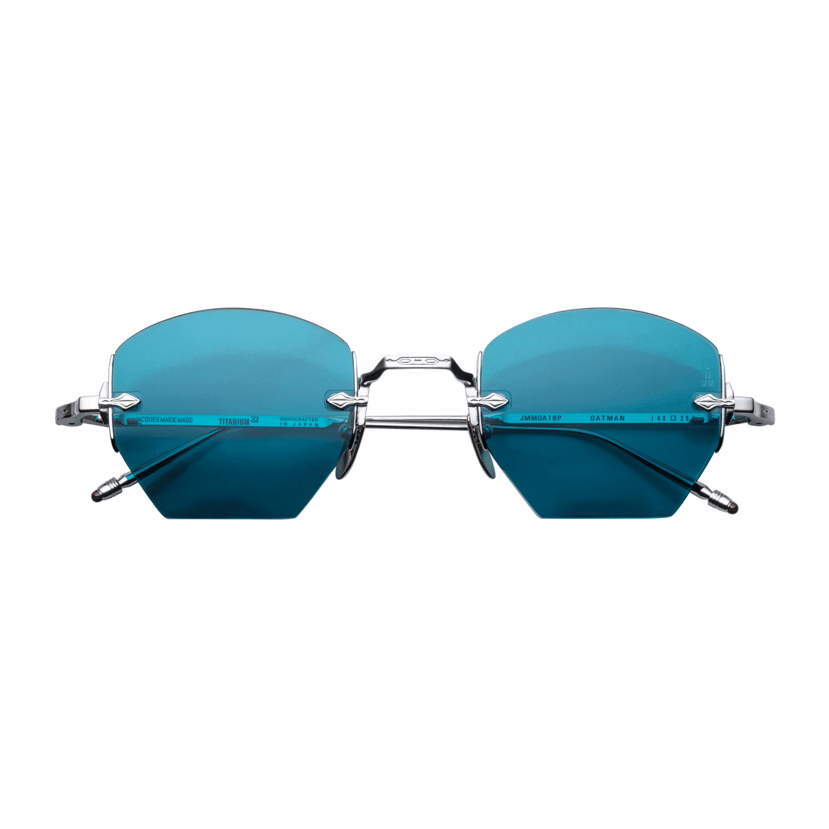 Jacques Marie Mage OATMAN Sunglasses - DEW, CBL80F STERLING SILVER/, Small / Medium