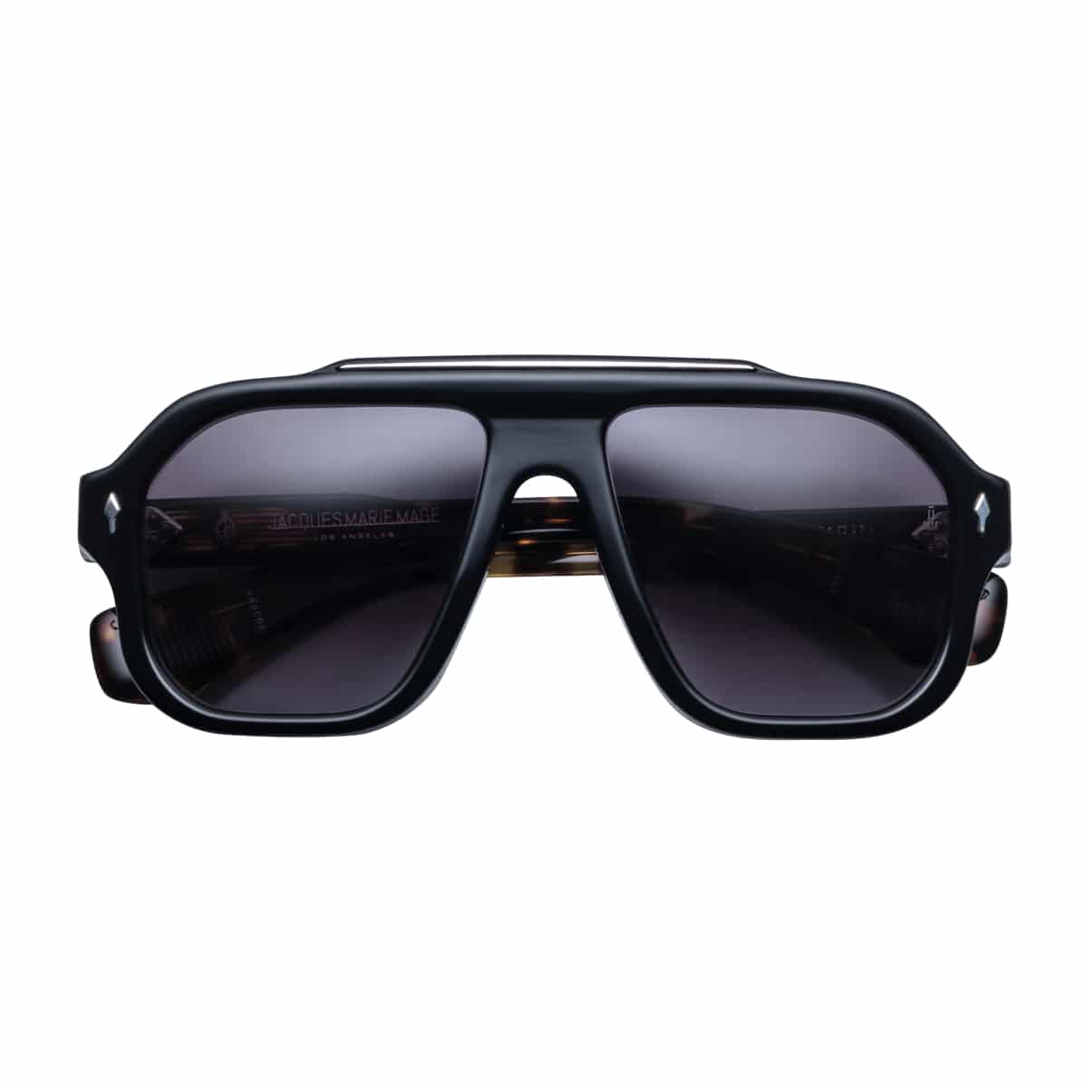 Jacques Marie Mage OCTAVIAN Sunglasses - NOIR, JET GRADIENT STERLING SILVER/, Medium