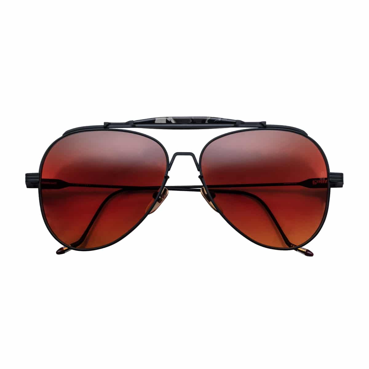 Jacques Marie Mage GONZO Sunglasses - PEYOTE 2 TROPIC TROPIC GRAD BLACK M/, Medium / Large