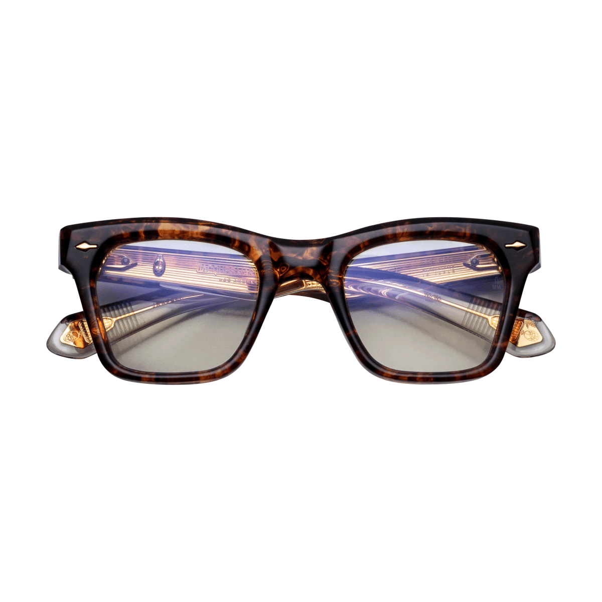 Jacques Marie Mage PICABIA Eyeglasses - ARGYLE SUPERLIGHT BRONZE DARK GOLD/, Small / Medium
