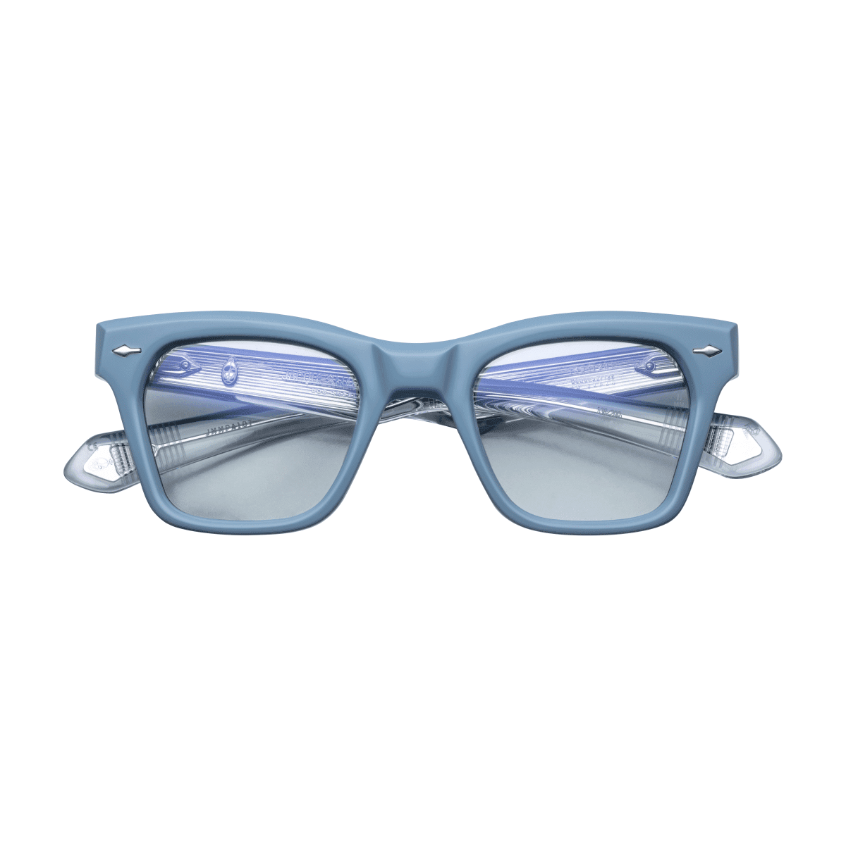 Jacques Marie Mage PICABIA Eyeglasses - TIGER SUPERLIGHT BLUE SILVER/, Small / Medium